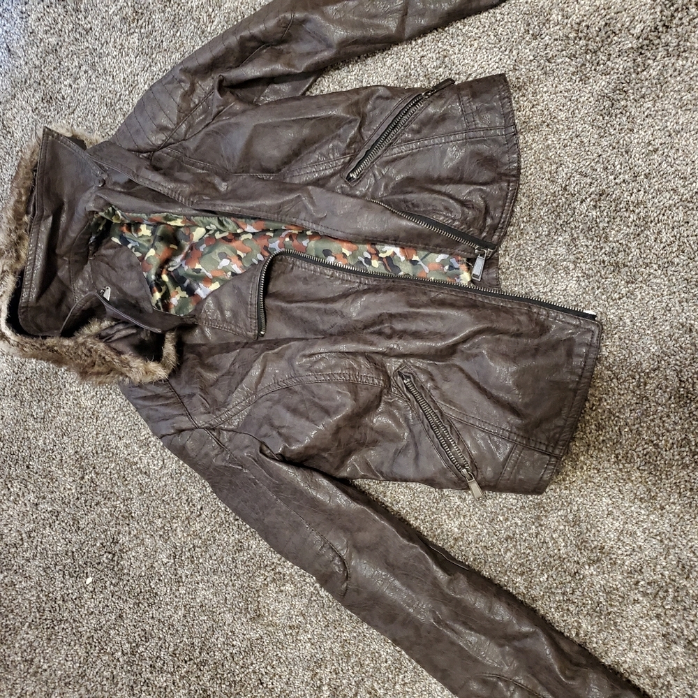 Leather jacket